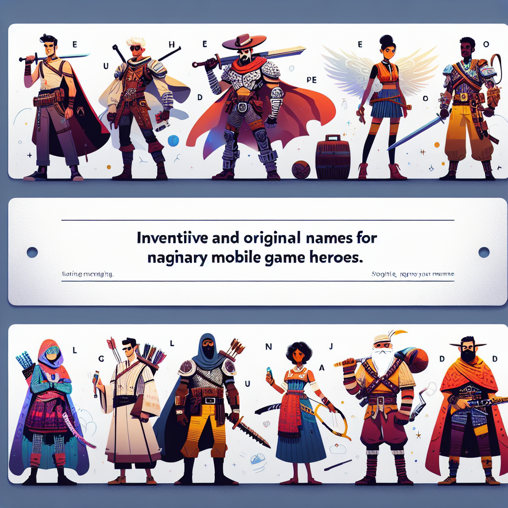 Creative and Unique Mobile Legend Hero Names
