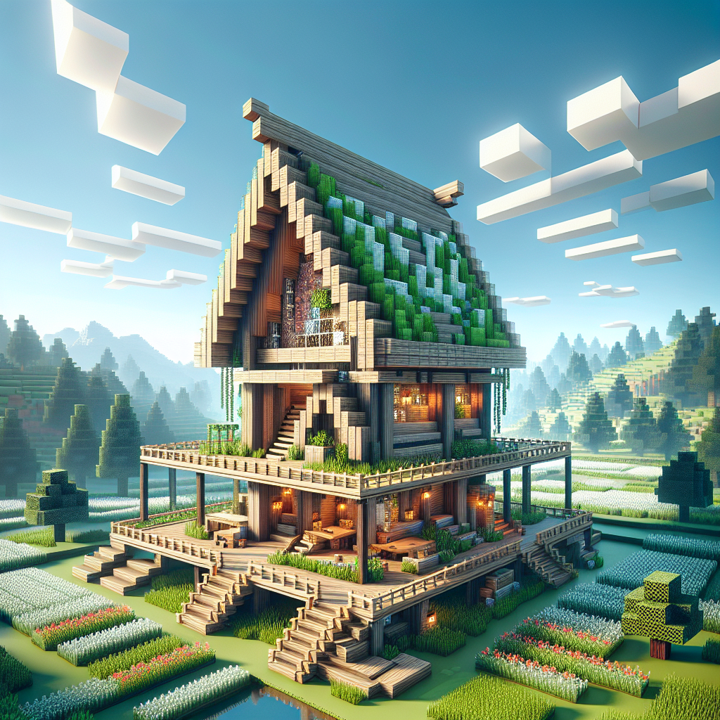 Desain Gambar Rumah Minecraft yang Unik dan Kreatif