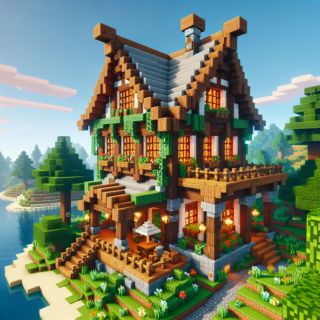 Desain Rumah Minecraft Mudah Ditiru untuk Pemain Kreatif